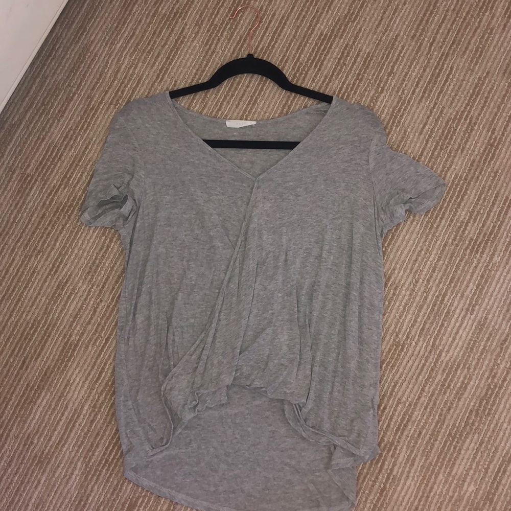 Surplice wrap top